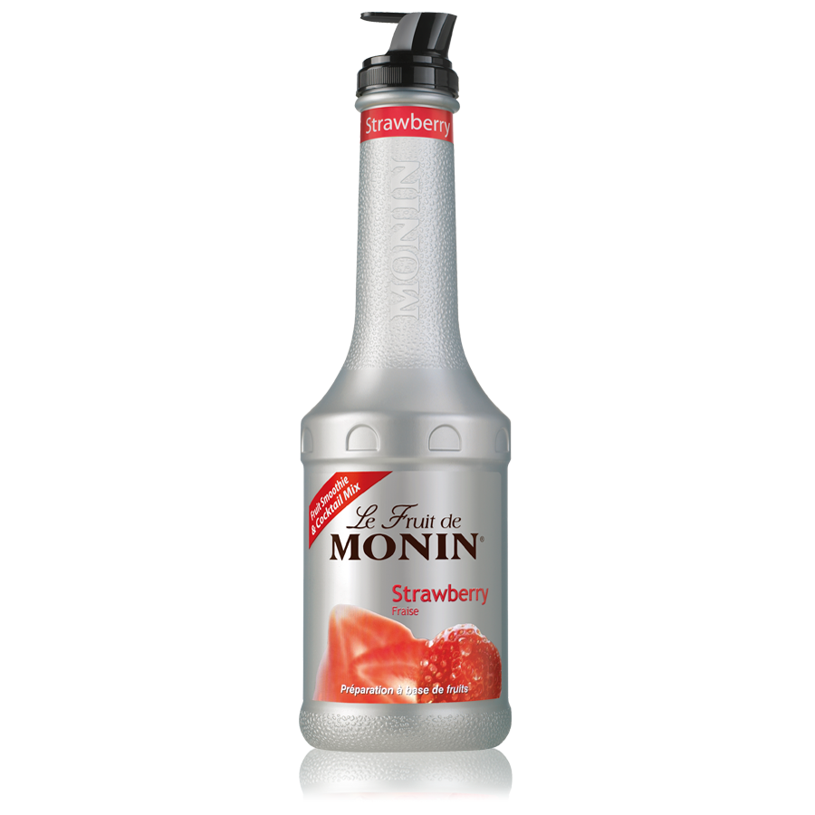 Monin Le Fruit Strawberry frugtpuré, jordbær 1 l