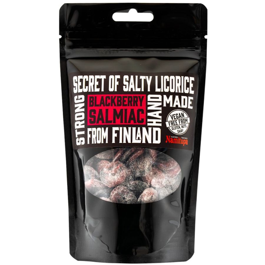Namitupa Blackberry Salmiac - brombærsalmiak 100 g