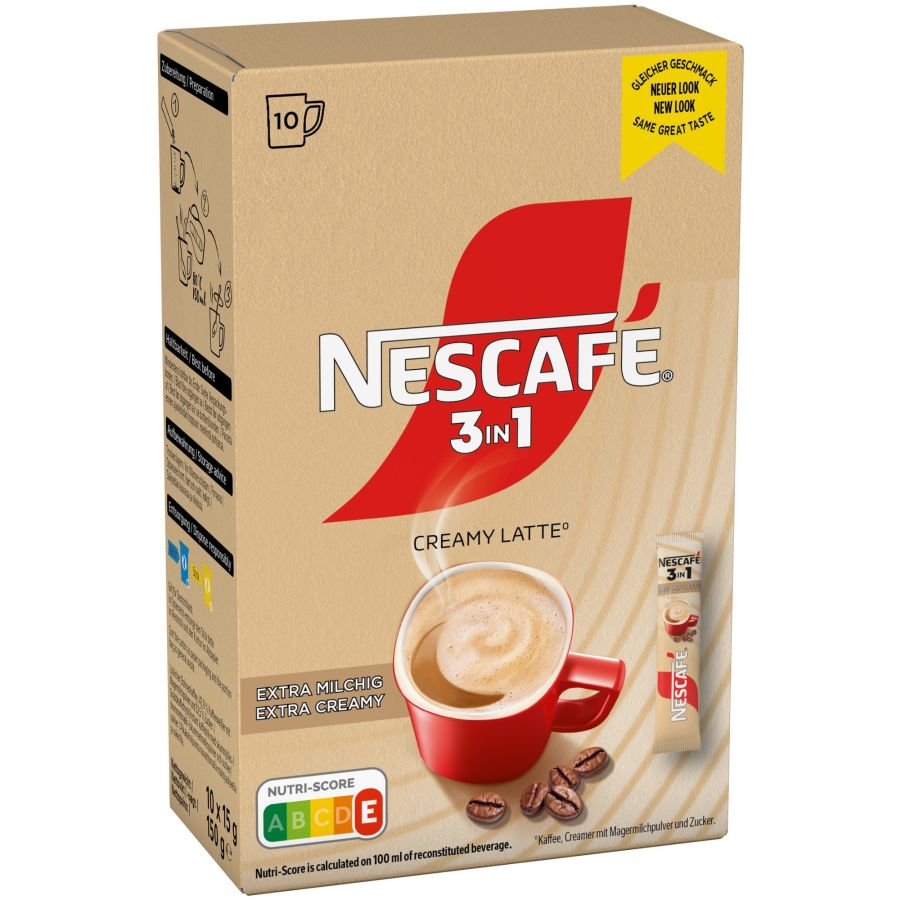 Nescafé 3in1 Creamy Latte specialinstantkaffe 10 x 15 g