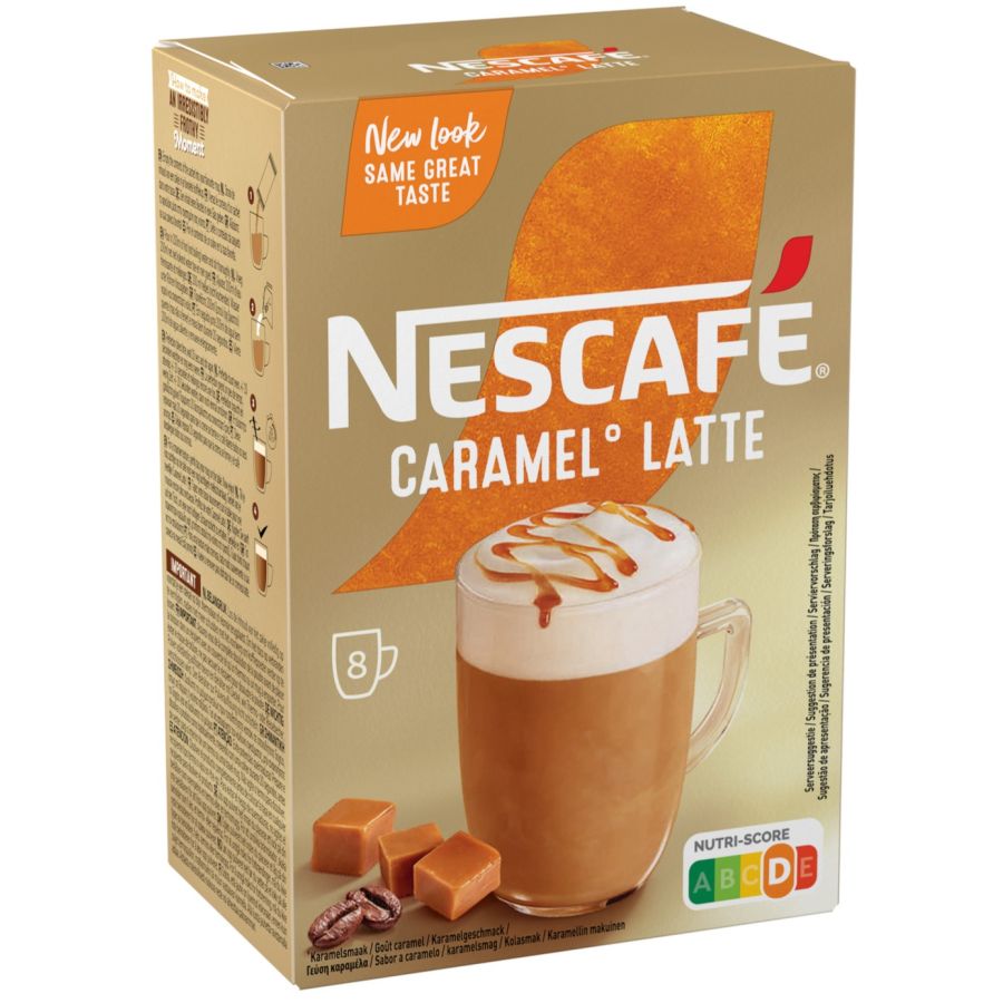 Nescafé Gold Caramel Latte specialinstantkaffe 8 x 17 g
