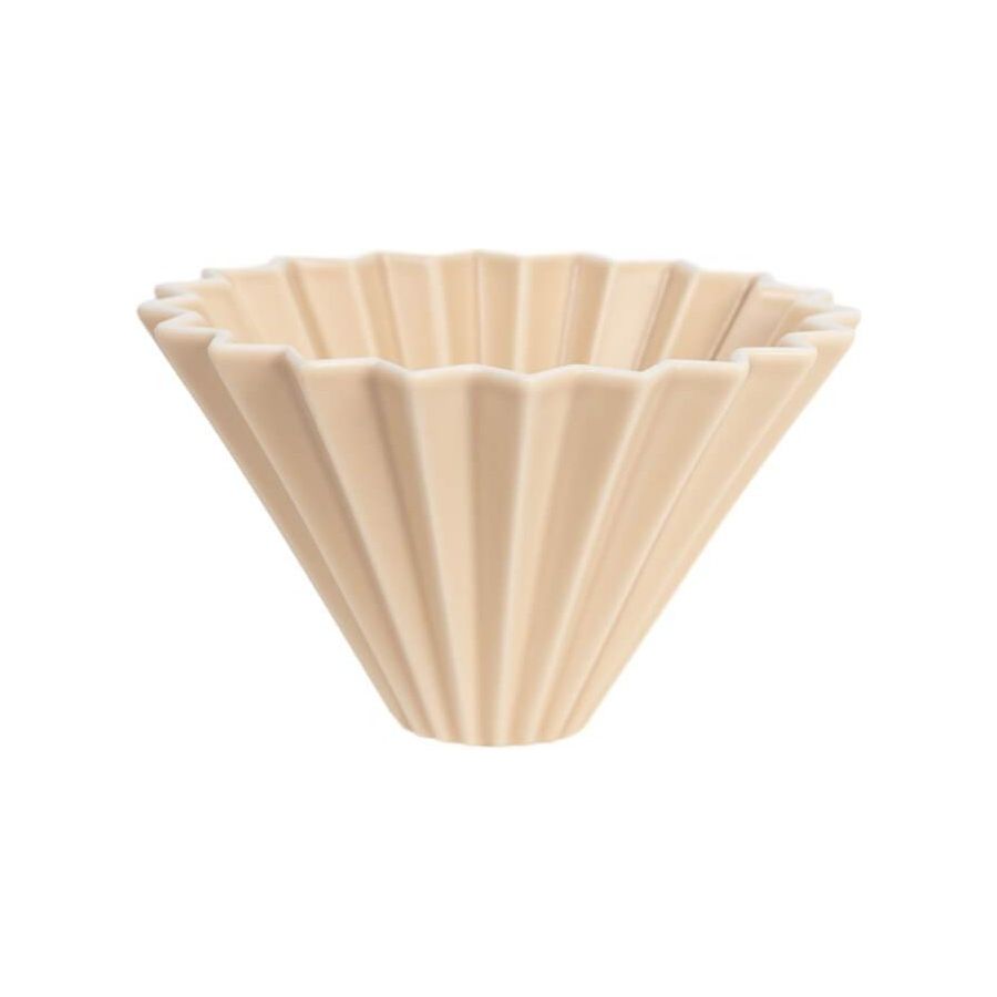 Origami Dripper S filterholder, mat beige