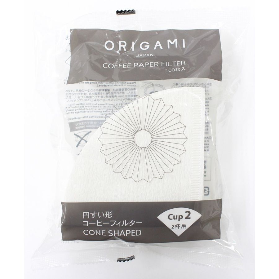 Origami S filterpapir 2 kop, 100 stk