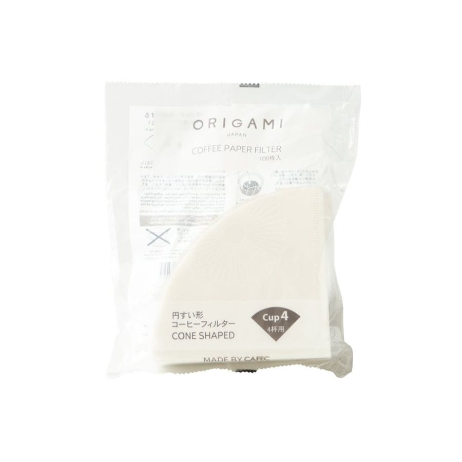 Origami M filterpapir 4 kop, 100 stk