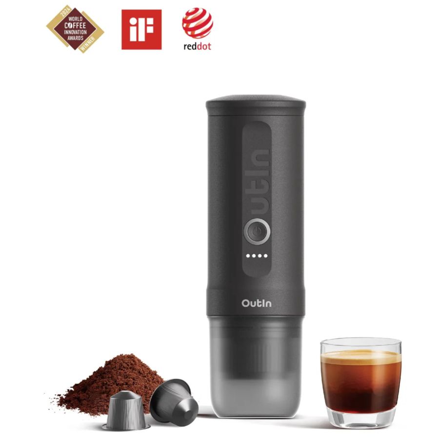 Outin Nano espressomaskine, Space Grey