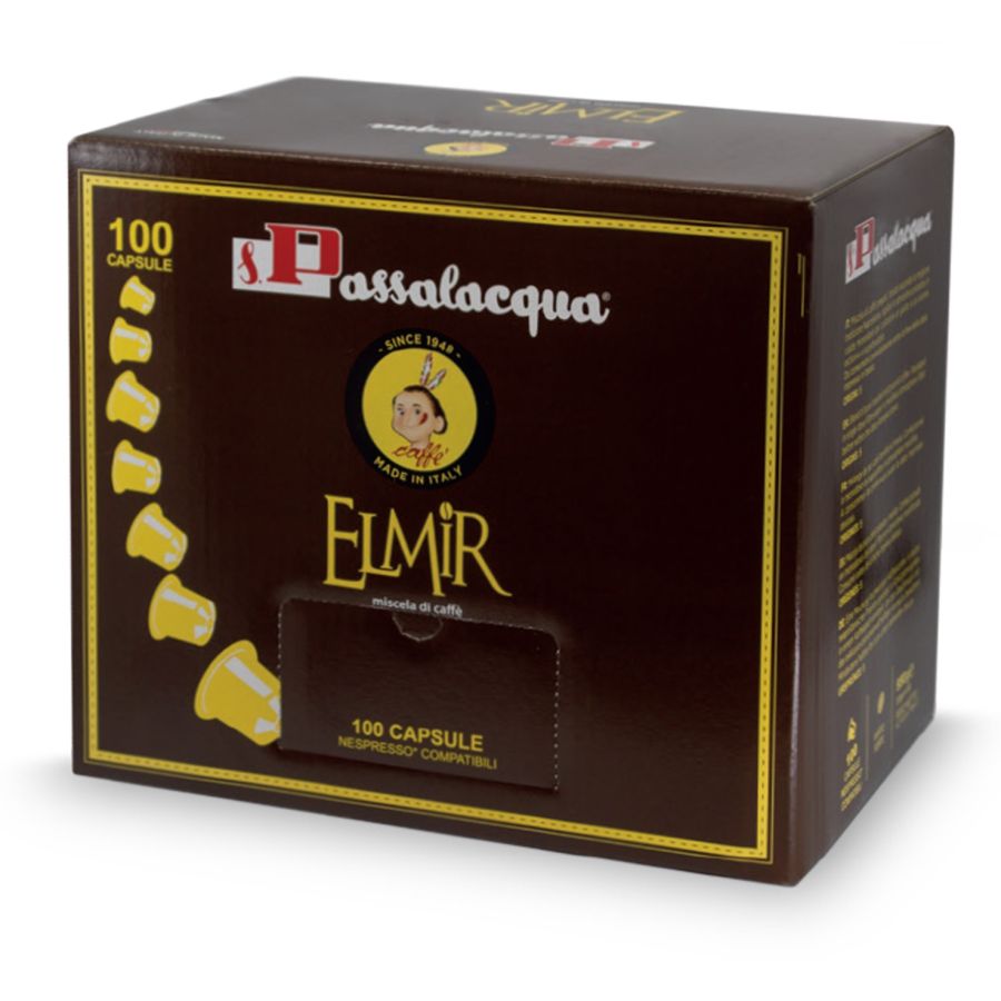Passalacqua Elmir Nespresso-kompatible kaffekapsler 100 stk.