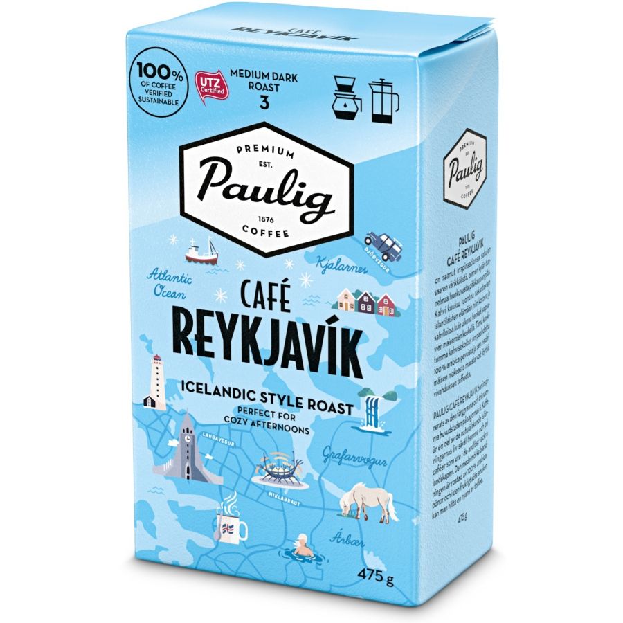 Paulig Café Reykjavík 475 g filtermalet