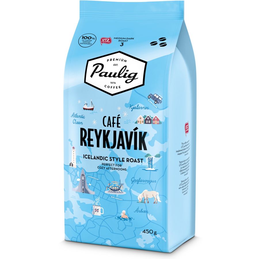 Paulig Café Reykjavík 450 g kaffebønner