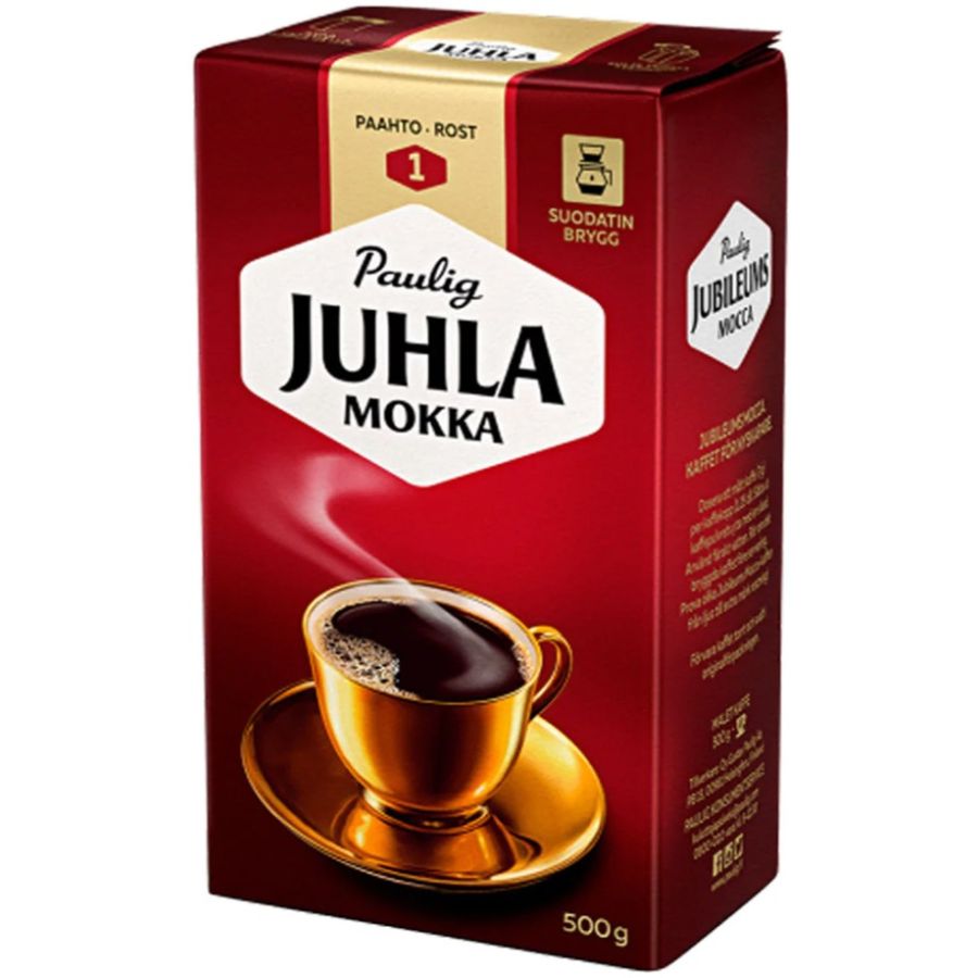 Paulig Juhla Mokka 500 g filtermalet kaffe