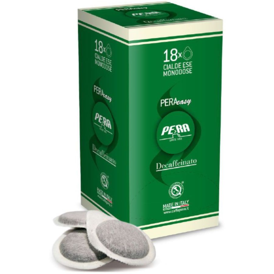 Pera Decaffeinato koffeinfri E.S.E. espresso pods 18 stk.