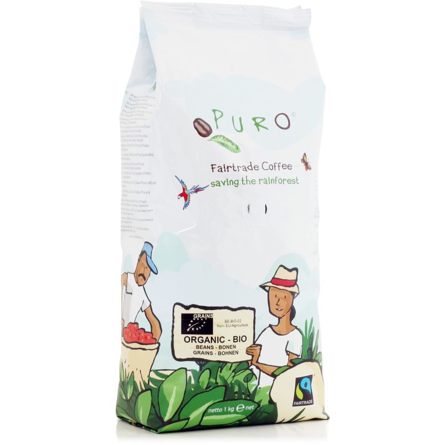 Puro Organic Bio 1 kg kaffebønner