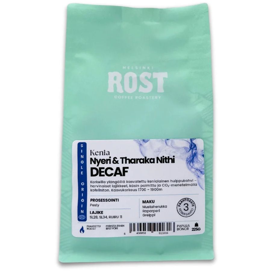 ROST Kenia Decaf Nyeri & Tharaka Nithi koffeinfri kaffe 225 g kaffebønner