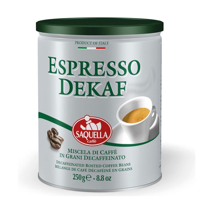 Saquella Espresso Dekaf koffeinfri 250 g kaffebønner