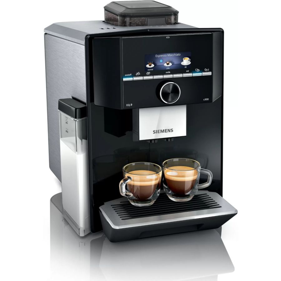 Siemens EQ.9 s300 fuldautomatiske espressomaskine, sort