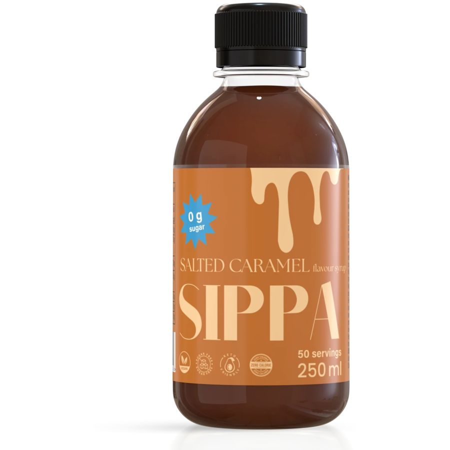 Sippa Salted Caramel sukkerfri sirup 250 ml