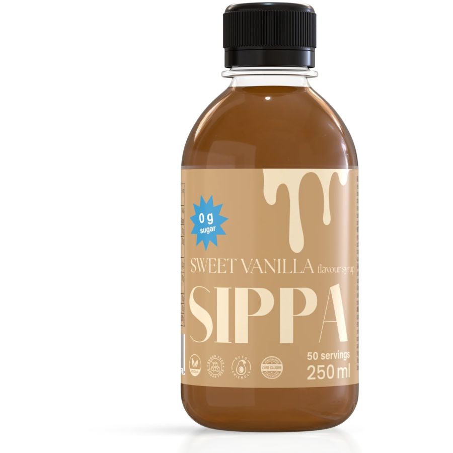 Sippa Sweet Vanilla sukkerfri sirup 250 ml
