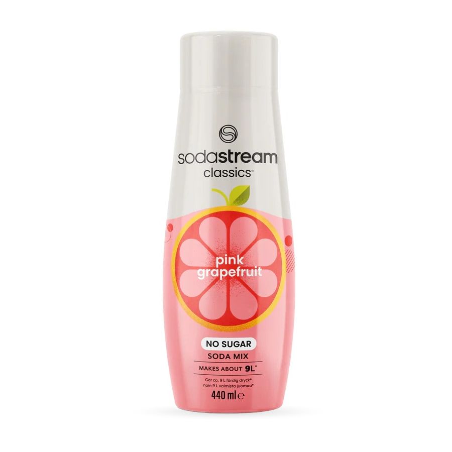 SodaStream Pink Grapefruit No Sugar Soda Mix 440 ml