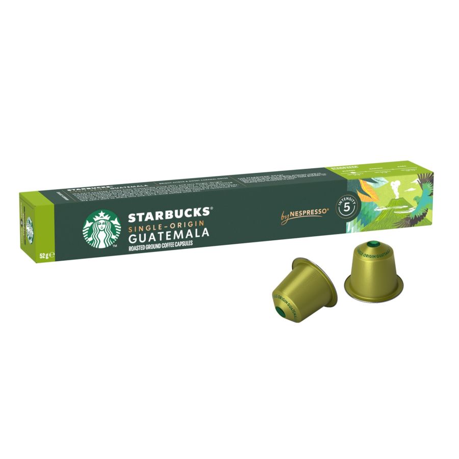 Starbucks Single Origin Guatemala Nespresso-kompatible kaffekapsler 10 stk.