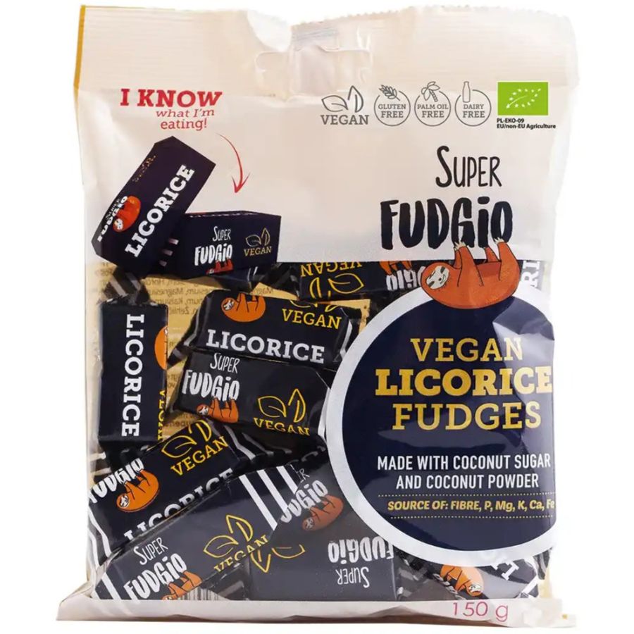 Super Fudgio vegansk lakridsfudge 150 g