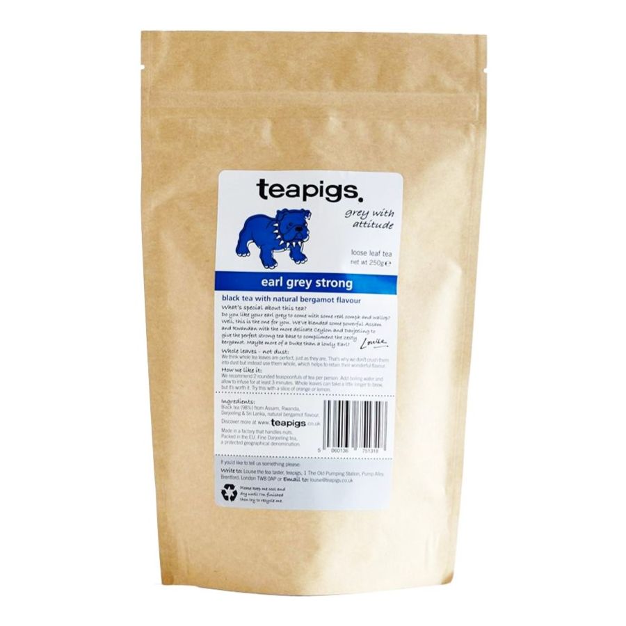 Teapigs Earl Grey Strong løsbladet te 250 g