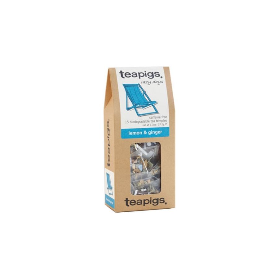 Teapigs Lemon & Ginger Tea 15 teposer