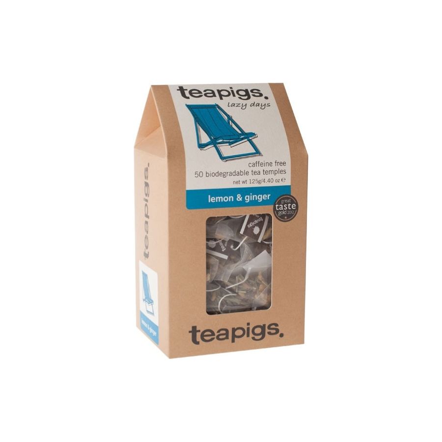 Teapigs Lemon & Ginger Tea 50 teposer