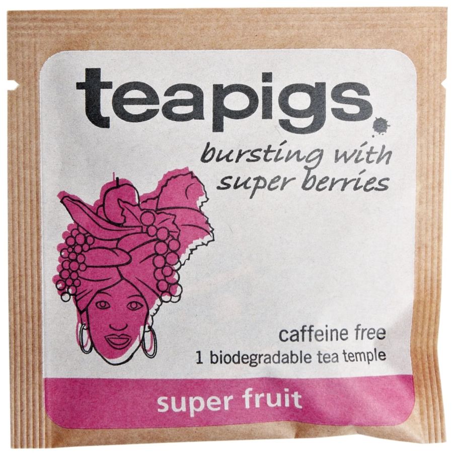 Teapigs Super Fruit, æske med 50 teposer