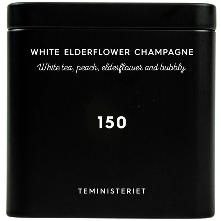 Teministeriet 150 White Elderflower Champagne løse te 50 g