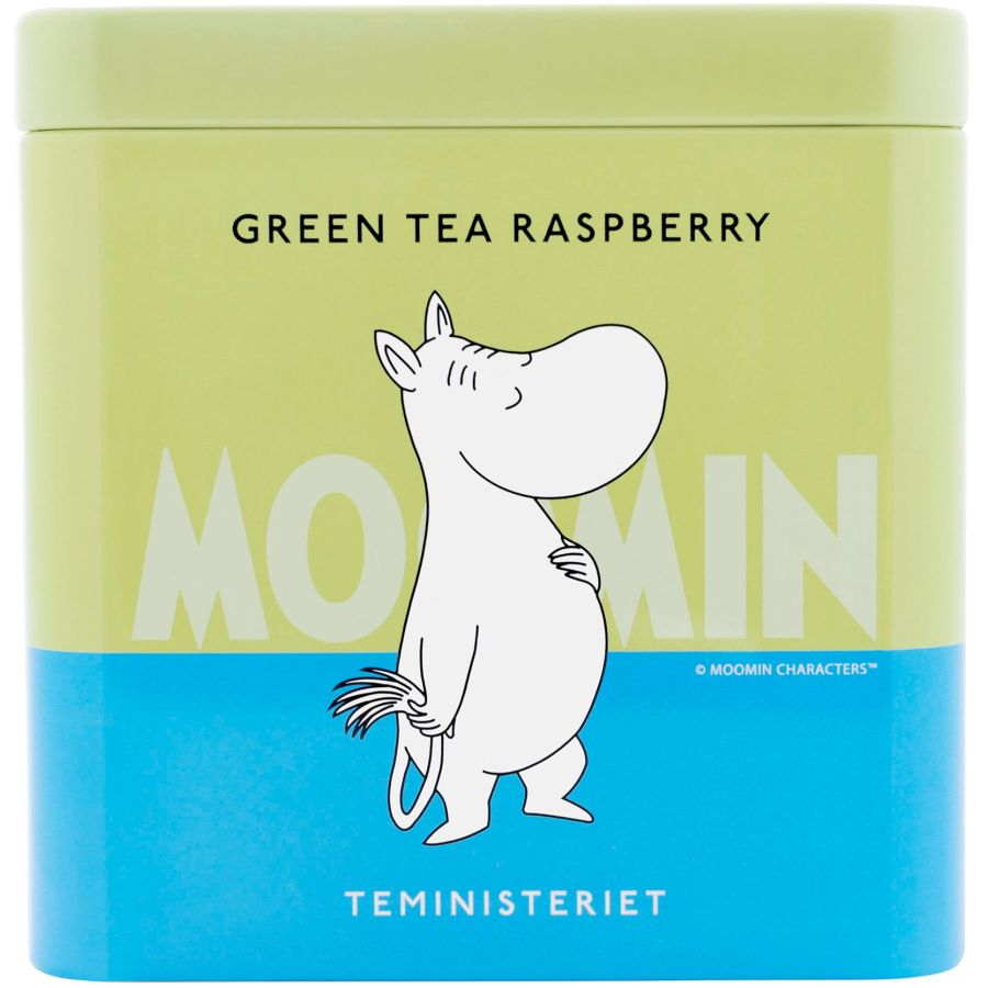Teministeriet Moomin Green Tea Raspberry løs te 100 g