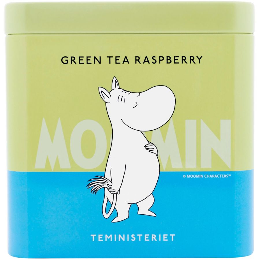 Teministeriet Moomin Green Tea Raspberry løs te 100 g