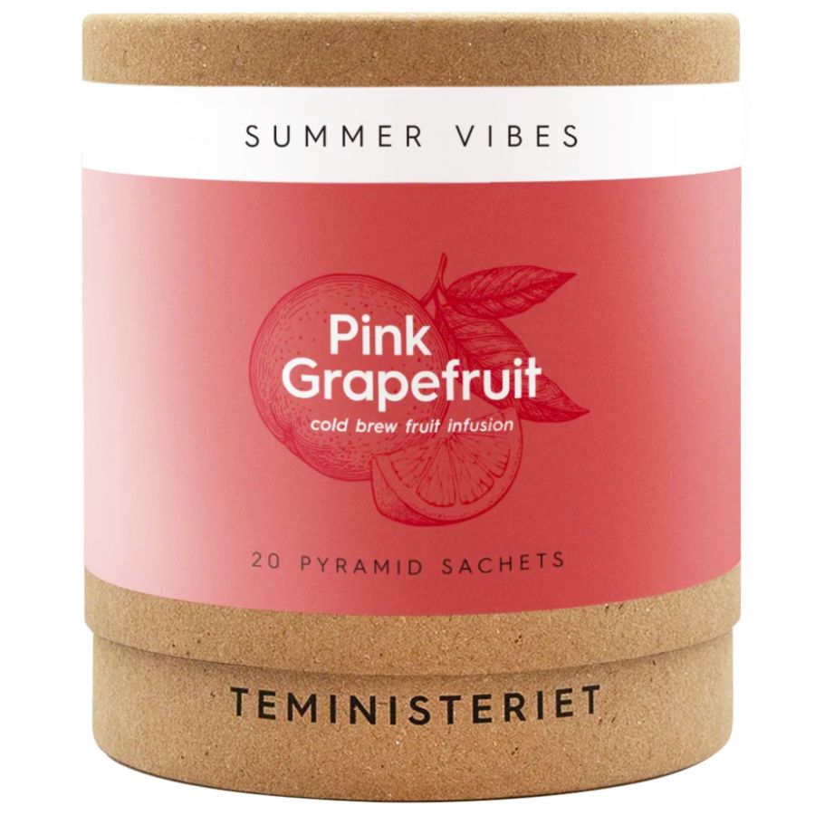 Teministeriet Summer Vibes Pink Grapefruit Cold Brew -te, 20 teposer