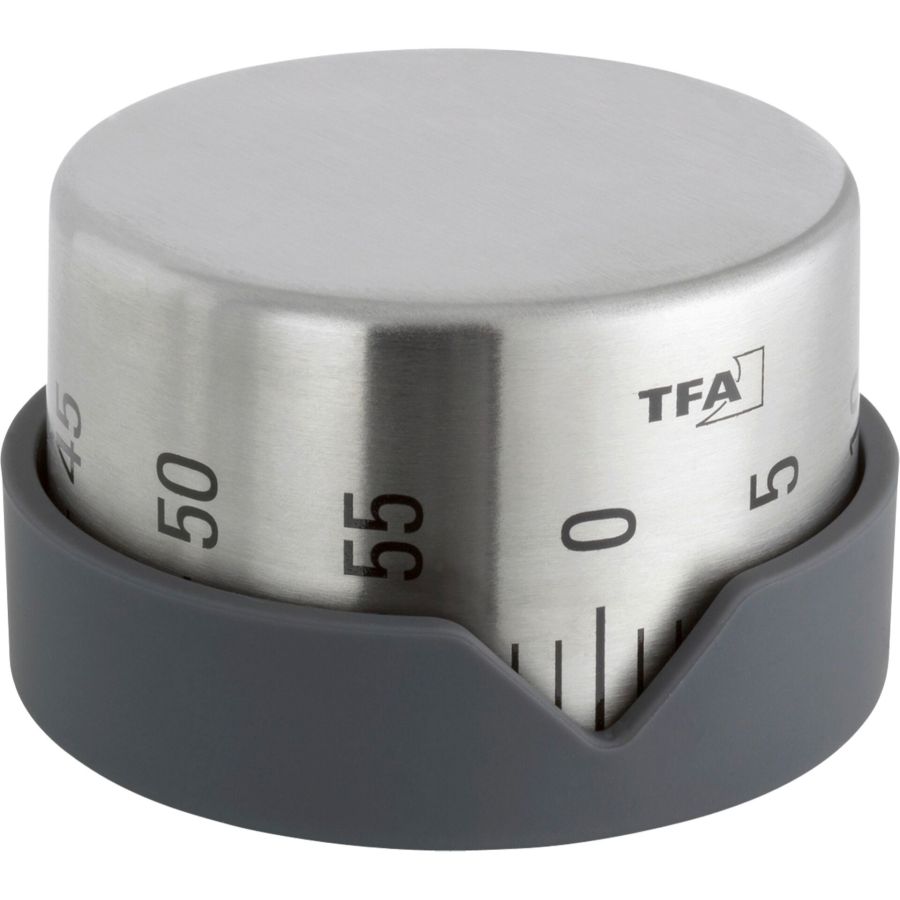 TFA Stainless Steel Analogue Kitchen Timer