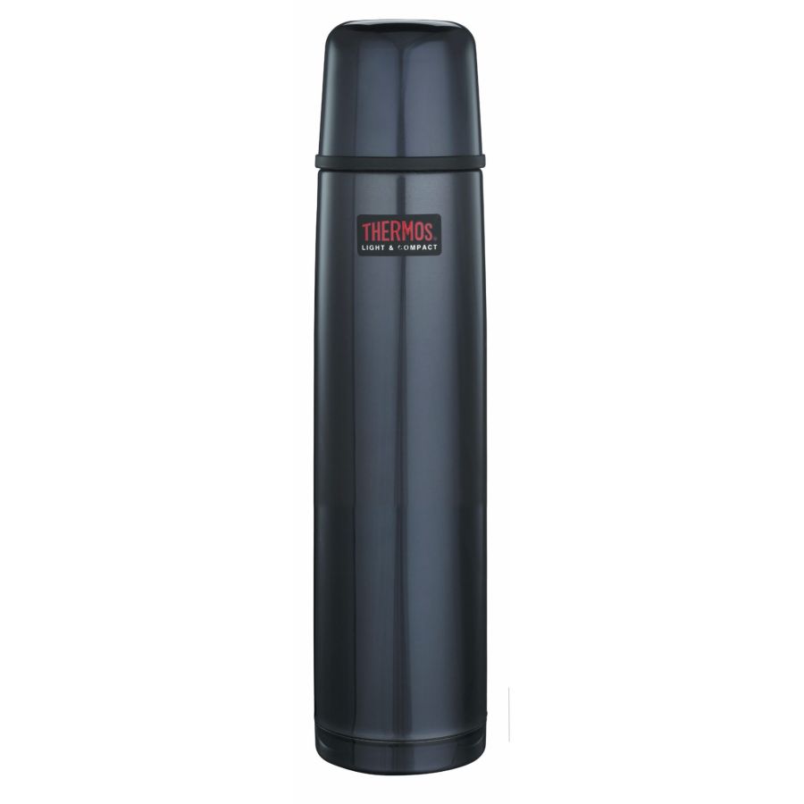 Thermos FBB 1000 ml Vacuum Insulated Bottle, Midnight Blue