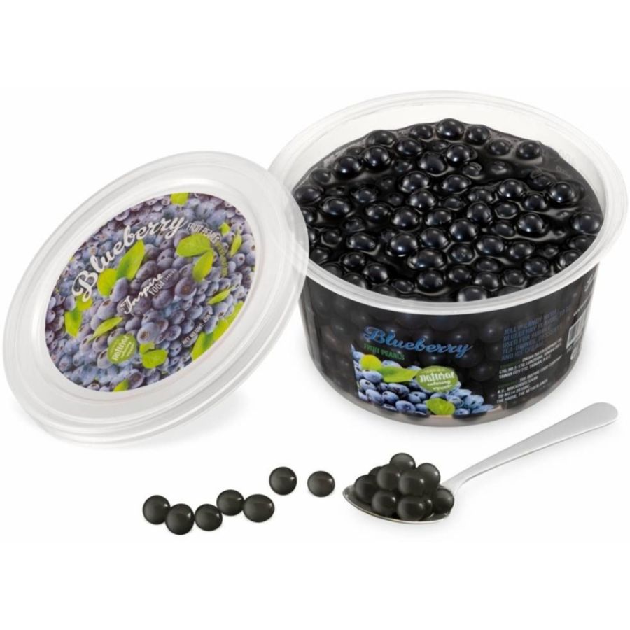 TIFC Boba Bubble Tea bobbelte-perler, Blueberry 450 g