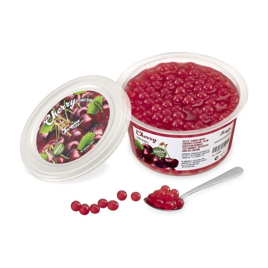 TIFC Boba Bubble Tea bobbelte-perler, Cherry 450 g