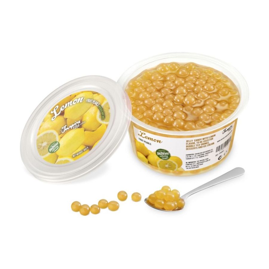 TIFC Boba Bubble Tea bobbelte-perler, Lemon 450 g