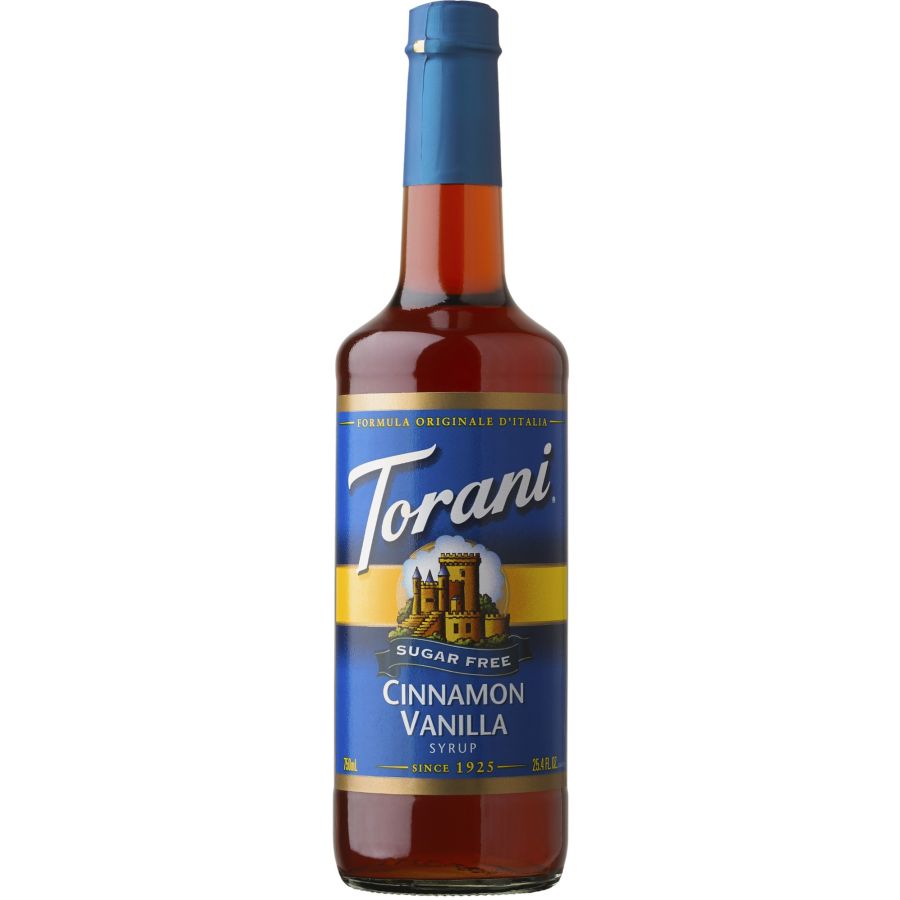 Torani Sugar Free Cinnamon Vanilla sukkerfri sirup 750 ml