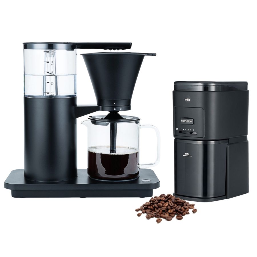 Wilfa Daily Coffee Maker CM11B-A125 + Daily CG2G-260 Coffee Grinder
