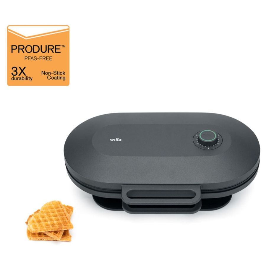 Wilfa Double Joy WM5DB-200P keramisk dobbelt vaffeljern