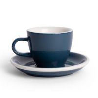 Acme Demitasse Espresso kop 70 ml + underkop 11 cm, Whale Blue