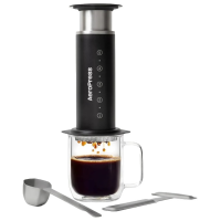 Aeropress Steel kaffebrygger i stål, sort