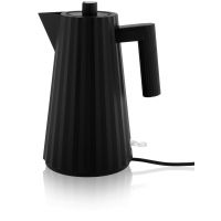 Alessi MDL06 Plissé Electric Water Kettle 1.7 l, Black