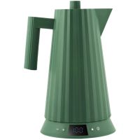 Alessi MDL21 Plissé elkedel med temperaturkontrol 1,7 l, grøn