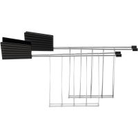 Alessi Plissé Toast Rack 2-pack, Sort