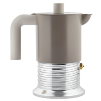 Alessi Vite PM01/6 WG espressokande til induktion 6 kopper, grå
