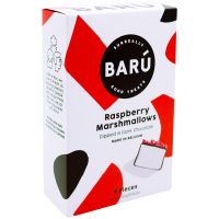 Barú Marshmallows mørk chokolade, hindbær 120 g