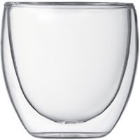 Bodum Pavina dobbeltvægget glas 80 ml, 2 stk.