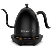 Brewista Artisan Gooseneck elkedel med variabel temperatur 1 l, helt sort