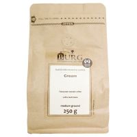Burg smagsat kaffe, fløde 250 g malet