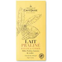 Café-Tasse mælkechokolade, praliné, banan & cookie 95 g