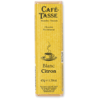 Café-Tasse hvid chokolade & citron 45 g